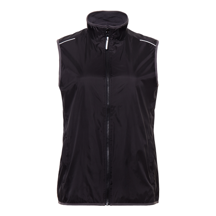 Жилет женский STAN таффета 210T, 65, 24WN, Чёрный,  (20)  (42/XS) для нанесения логотипа