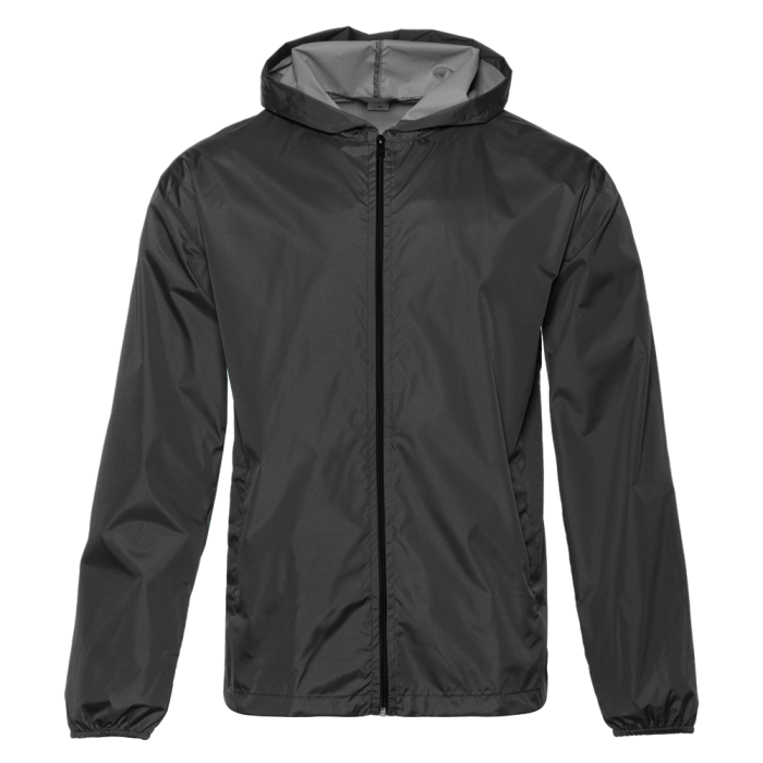 Ветровка унисекс STAN дюспо 210T, 85, 59, Графит,  (101)  (44/XS) для нанесения логотипа