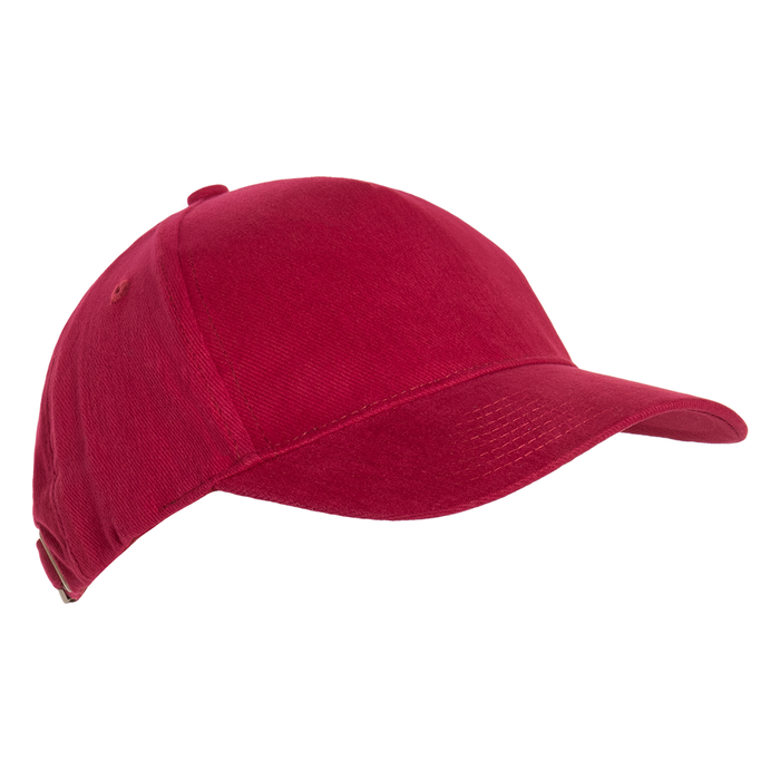 Бейсболка STAN 5 клиньев хлопок 280, 11, Бордовый,  (66)  (56-58/ONE SIZE) для нанесения логотипа