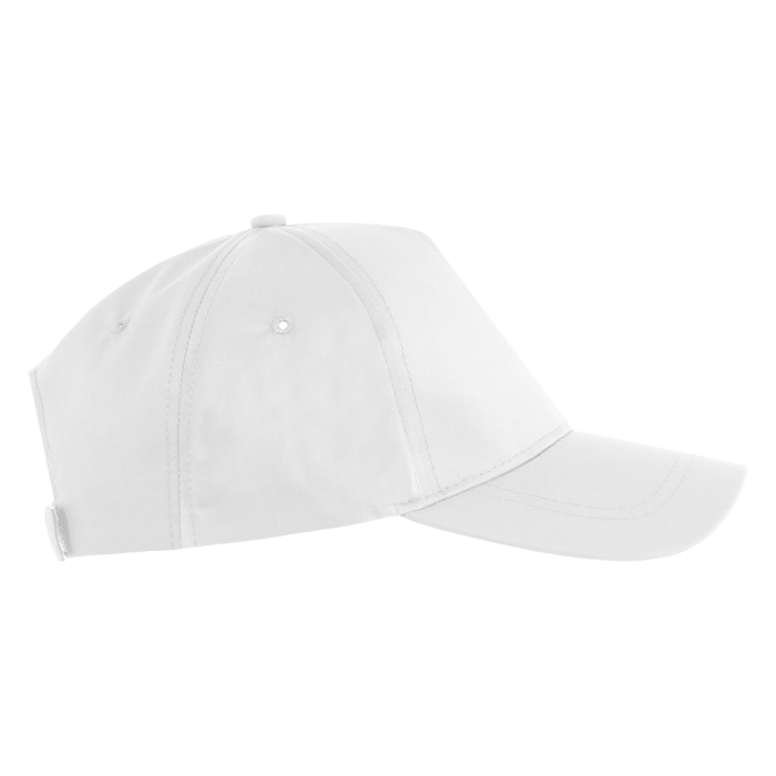 Бейсболка STAN 5 клиньев хлопок, 150, 13, Белый,  (10/1)  (56-58/ONE SIZE) для нанесения логотипа