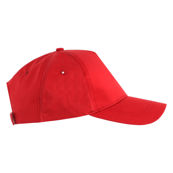 Бейсболка STAN 5 клиньев хлопок, 150, 13, Красный,  (14)  (56-58/ONE SIZE) для нанесения логотипа