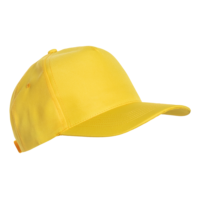 Бейсболка STAN 5 клиньев полиэстер 150, 10P, Жёлтый,  (12/1)  (56-58/ONE SIZE) для нанесения логотипа