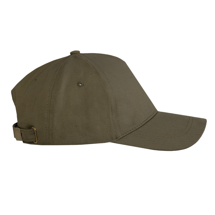 Бейсболка STAN 5 клиньев хлопок, 260, 112, Оливковый хаки,  (36)  (56-58/ONE SIZE) для нанесения логотипа