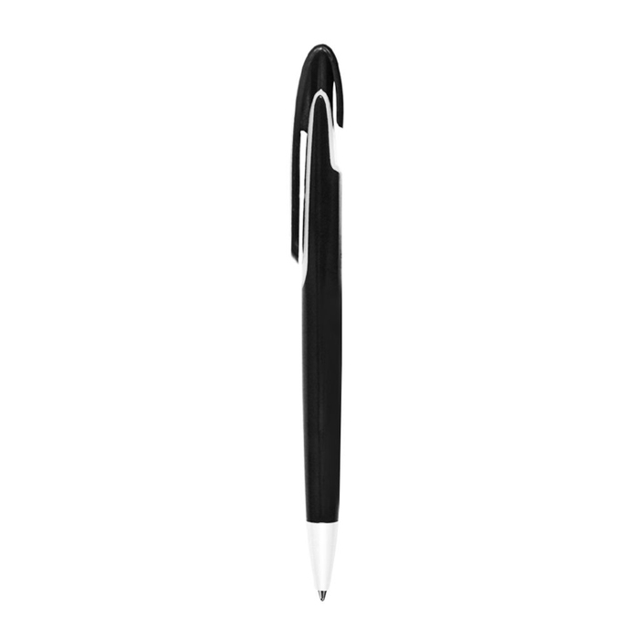 Ручка шариковая Black Fox (черная с белым) для нанесения логотипа