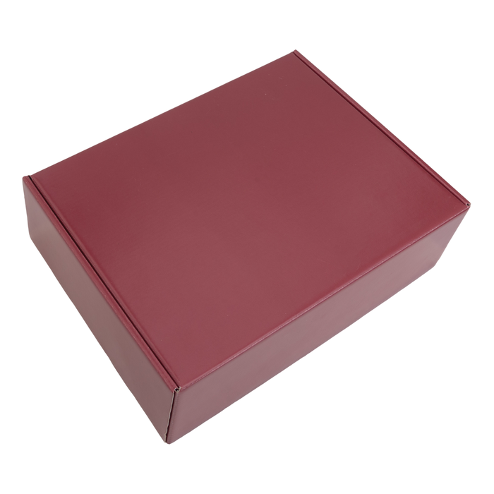Коробка Hot Box (бордовая) для нанесения логотипа