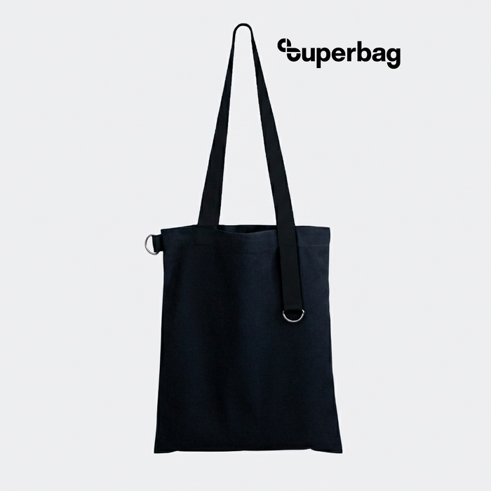 Шоппер Superbag black (чёрный) для нанесения логотипа