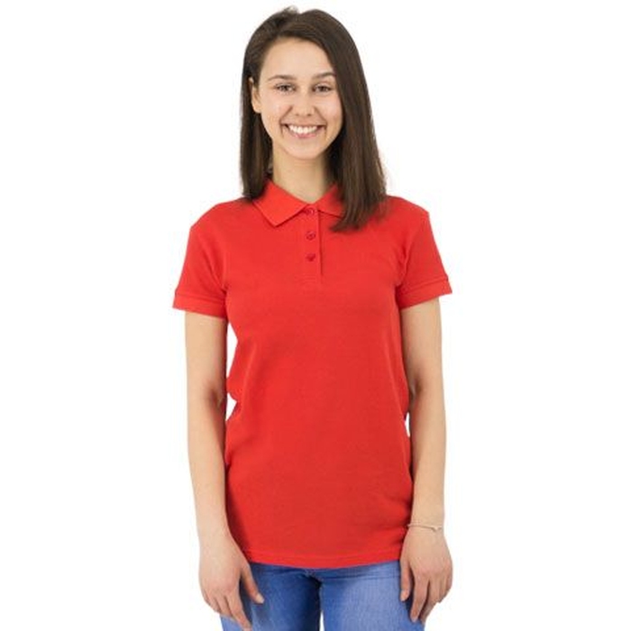 Рубашка поло Rock Lady, женская (красная, 2XL) для нанесения логотипа
