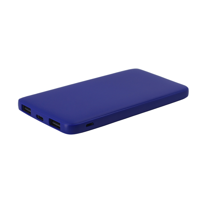 Внешний аккумулятор Bplanner Power 1 ST, софт-тач, 5000 mAh (Синий) для нанесения логотипа
