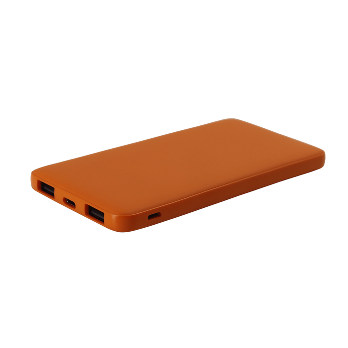 Внешний аккумулятор Bplanner Power 1 ST, софт-тач, 5000 mAh (Оранжевый) для нанесения логотипа