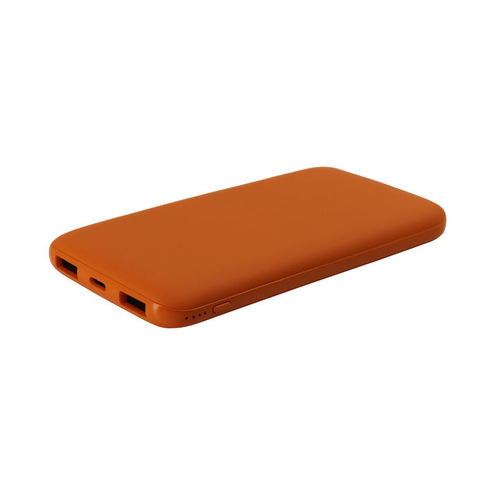 Внешний аккумулятор Bplanner Power 2 ST, софт-тач, 10000 mAh (Оранжевый) для нанесения логотипа