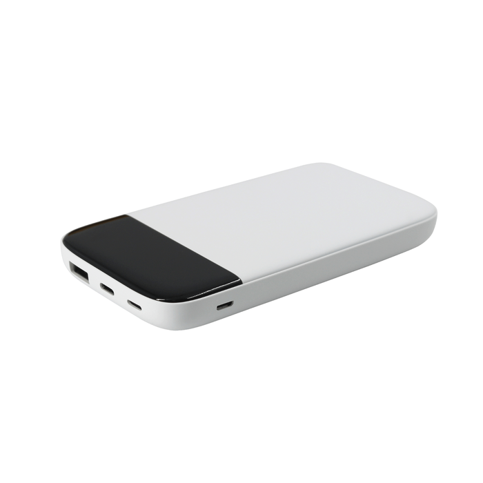 Внешний аккумулятор Bplanner Power 3 ST, софт-тач, 10000 mAh (Белый) для нанесения логотипа