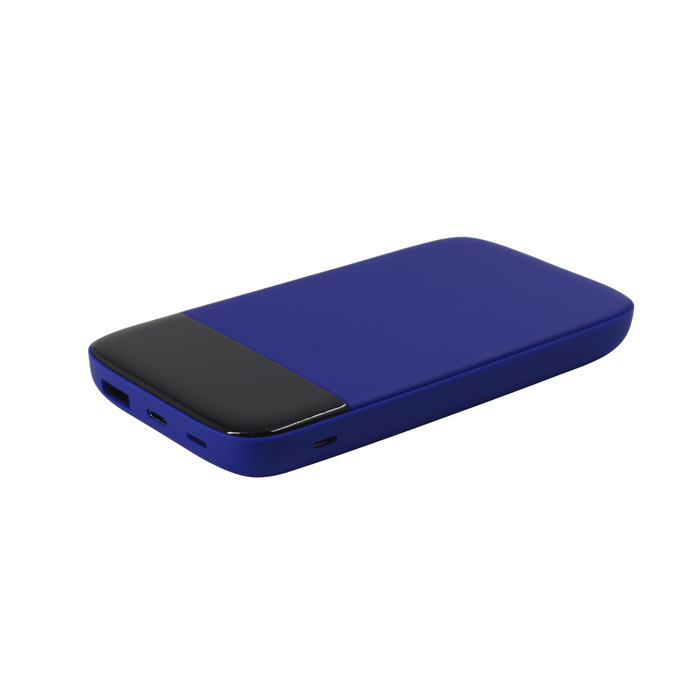 Внешний аккумулятор Bplanner Power 3 ST, софт-тач, 10000 mAh (Синий) для нанесения логотипа