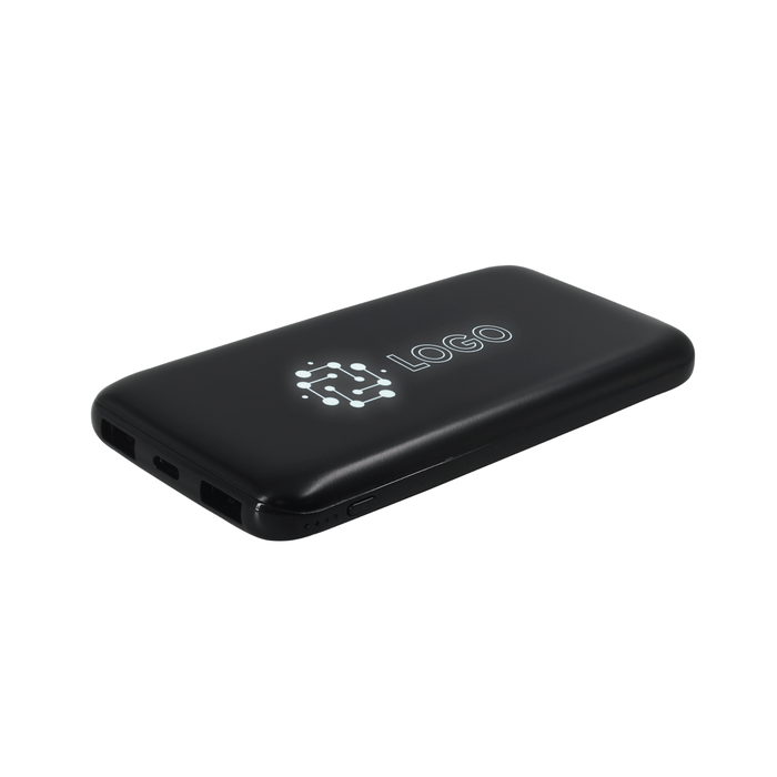 Внешний аккумулятор с подсветкой Bplanner Power 4 ST, 8000 mAh (Белый) для нанесения логотипа