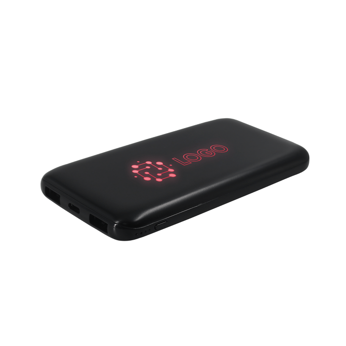 Внешний аккумулятор с подсветкой Bplanner Power 4 ST, 8000 mAh (Красный) для нанесения логотипа