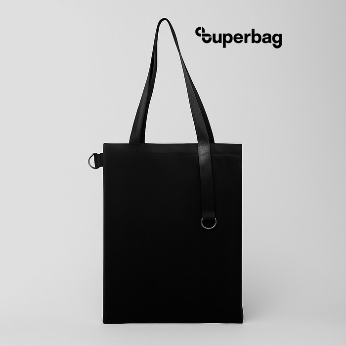 Шоппер Superbag Big (черный) для нанесения логотипа