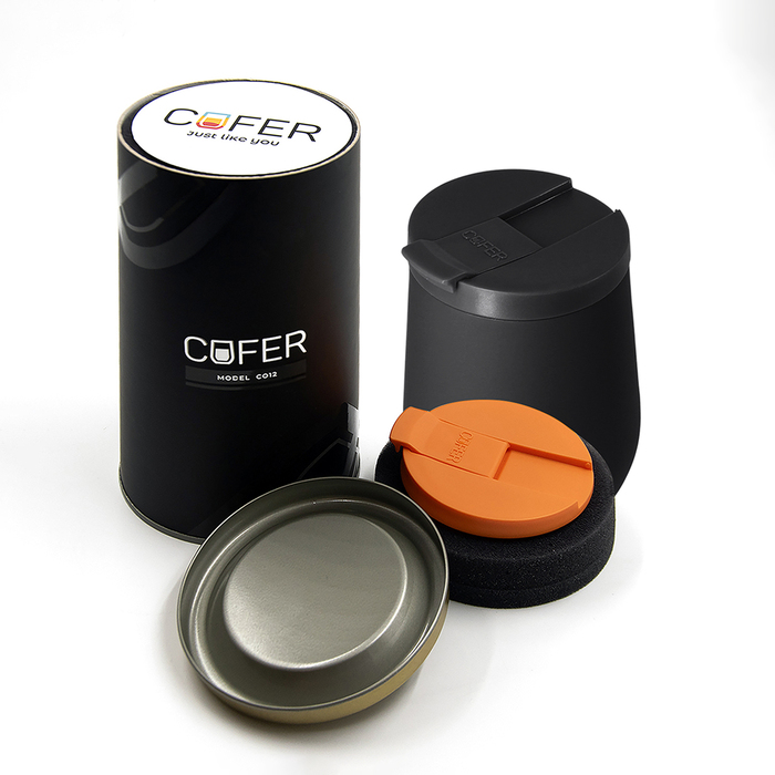 Набор Cofer Tube NEO DUO CO12s (М) black (чёрный с оранжевым) для нанесения логотипа