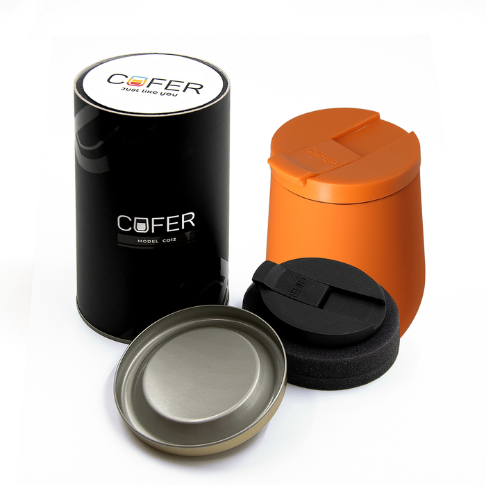 Набор Cofer Tube NEO DUO CO12s (М) black (оранжевый с чёрным) для нанесения логотипа