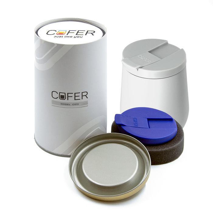 Набор Cofer Tube NEO DUO CO12s (М) grey (белый с синим) для нанесения логотипа
