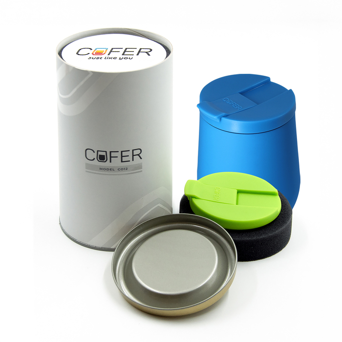 Набор Cofer Tube NEO DUO CO12s (М) grey (голубой с салатовым) для нанесения логотипа