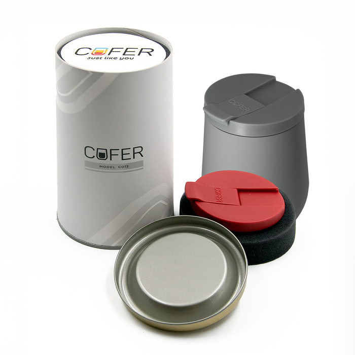 Набор Cofer Tube NEO DUO CO12s (М) grey (серый с красным) для нанесения логотипа