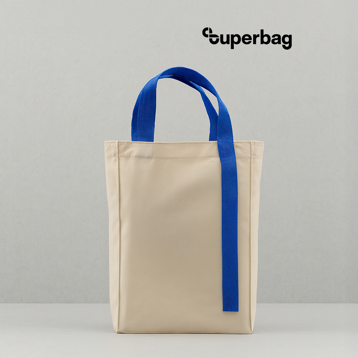 Шоппер Superbag Pack (M) (неокрашенный с синим) для нанесения логотипа