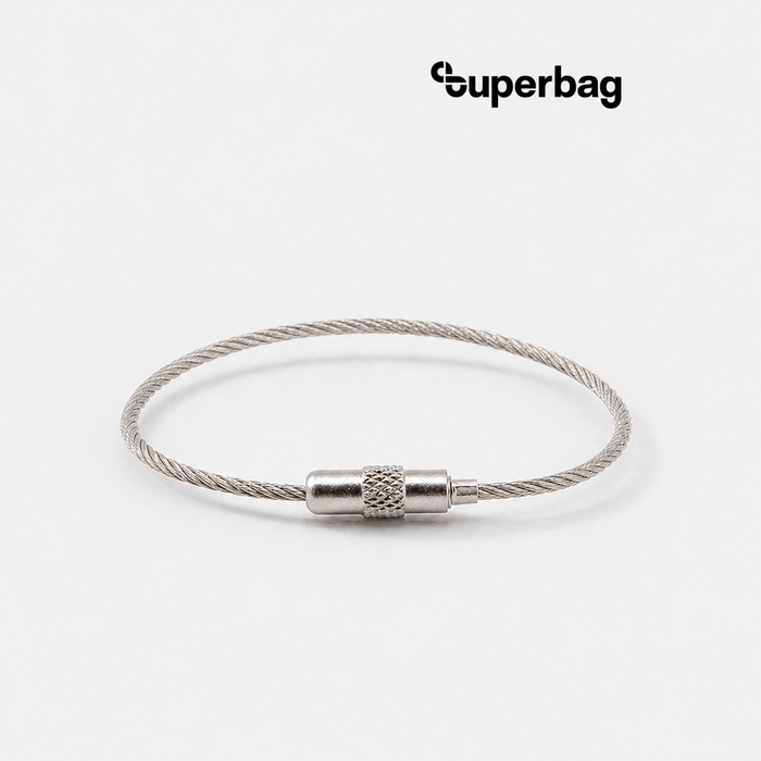 Тросик-кольцо Ring для обвеса, L=15см (стальной) для нанесения логотипа