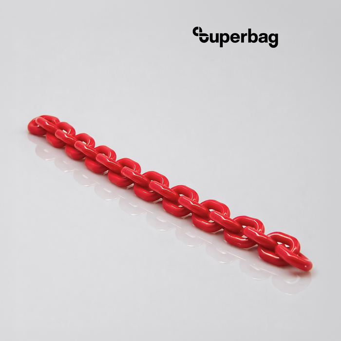 Цепочка Ring для обвеса, L=20см (красный) для нанесения логотипа