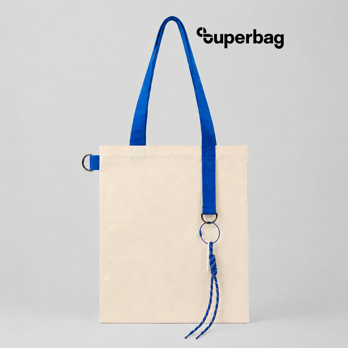 Набор Superbag Eco blue: шоппер с обвесом для нанесения логотипа