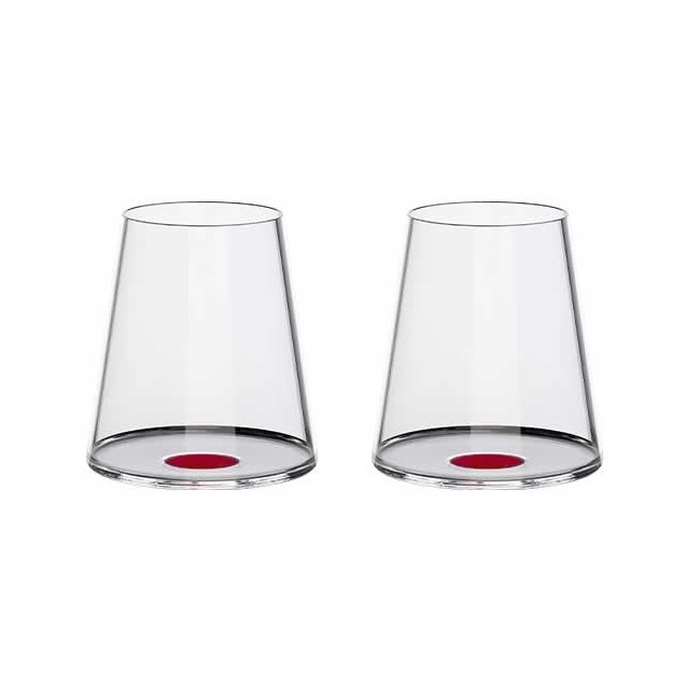 Хрустальный бокал для красного вина на магните Trebonn SplitGlass, 2 шт, 450 мл для нанесения логотипа