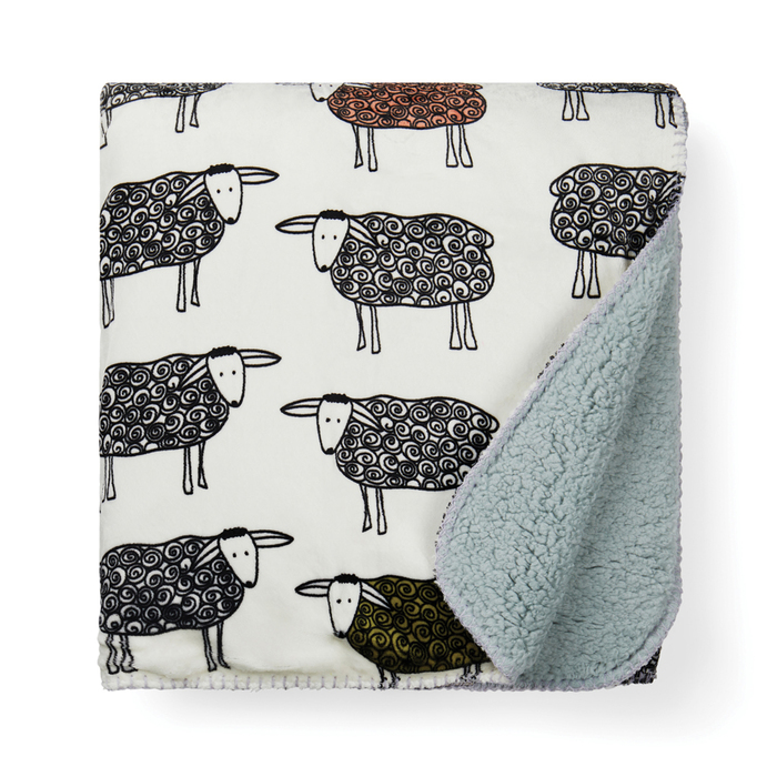 Плед VINGA Sheep из rPET GRS для нанесения логотипа
