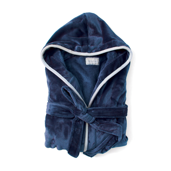Банный халат VINGA Louis из rPET GRS, L-XL, унисекс, 350 г/м² для нанесения логотипа