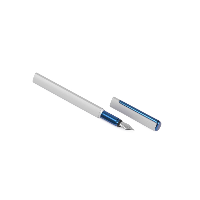 Перьевая ручка PININFARINA PF One SILVER /BLUE для нанесения логотипа