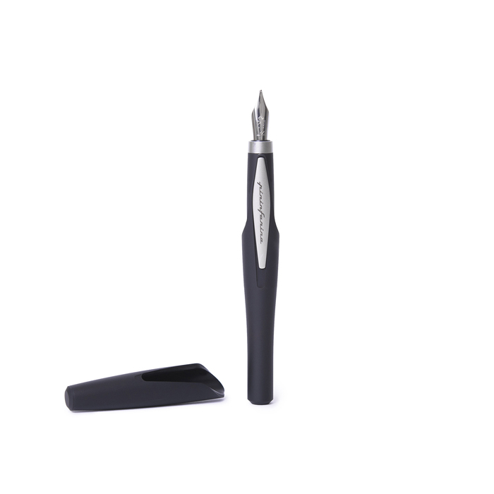 Перьевая ручка PININFARINA PF NOVANTA BLACK для нанесения логотипа
