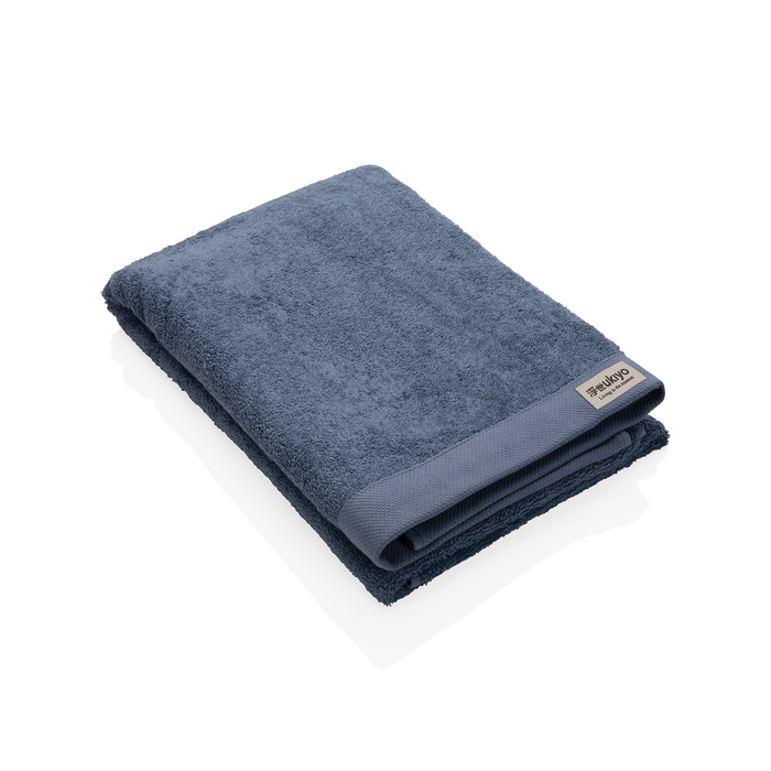 Банное полотенце Ukiyo Sakura из хлопка AWARE™, 500 г/м², 70x140 см для нанесения логотипа