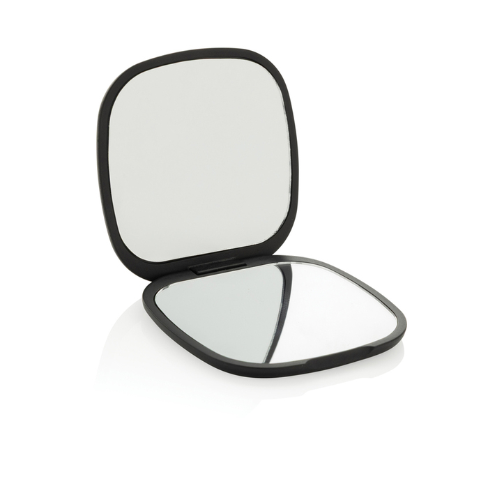 Зеркало для макияжа Reflecta из переработанного пластика RCS для нанесения логотипа