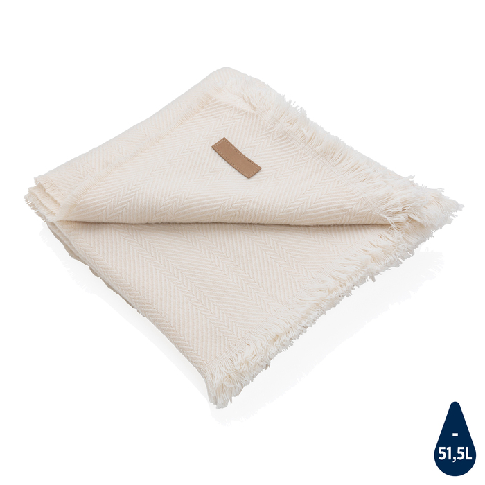 Плед Ukiyo из Polylana® Aware™, 130x150см для нанесения логотипа