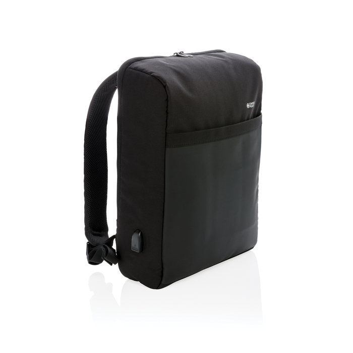 Антикражный рюкзак Swiss Peak 15"  с RFID защитой и разъемом USB для нанесения логотипа