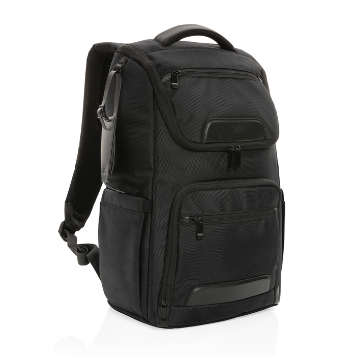 Рюкзак Swiss Peak Voyager из RPET AWARE™ для ноутбука 15,6" для нанесения логотипа