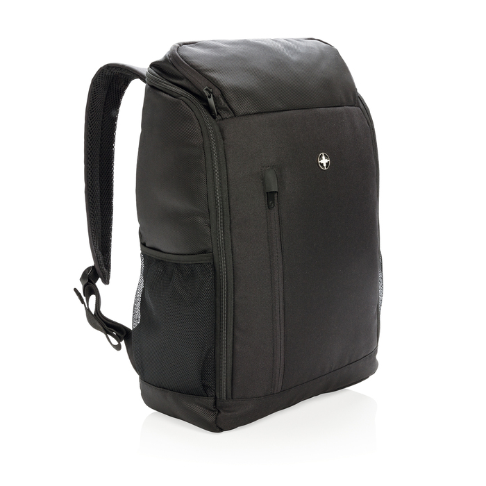 Рюкзак для ноутбука Swiss Peak из rPET AWARE™, 15'' для нанесения логотипа