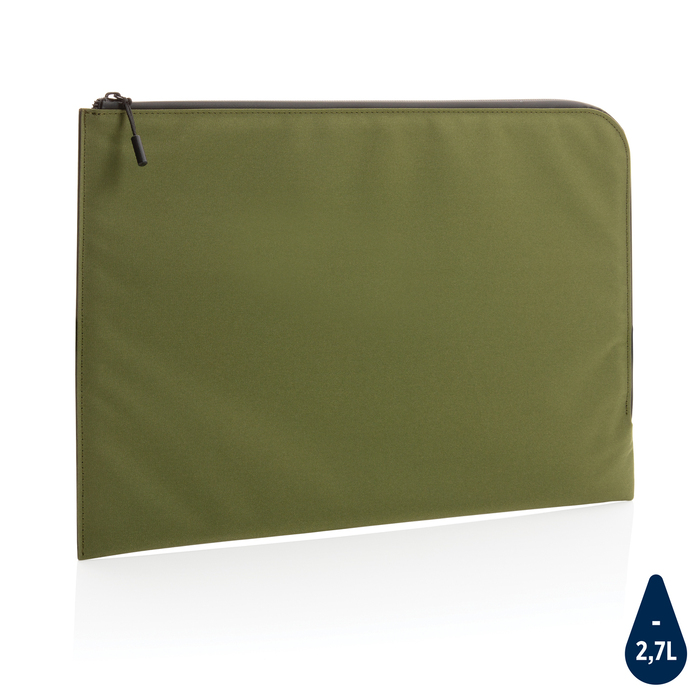 Чехол для ноутбука Minimalist Impact из rPET Aware™, 15,6" для нанесения логотипа
