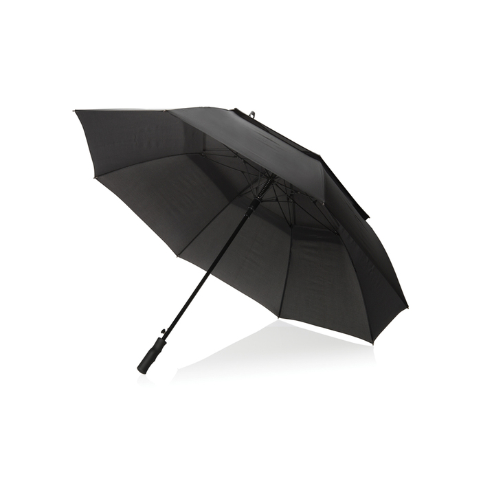Зонт-антишторм Swiss Peak Tornado из rPET AWARE™, d152 см для нанесения логотипа