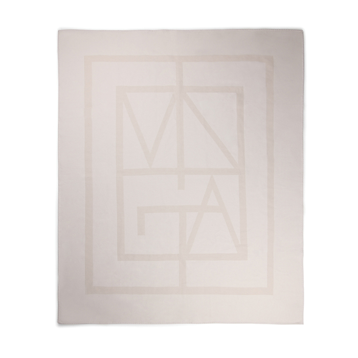 Плед VINGA Monogram из переработанного полиэстера GRS, 170x130 см для нанесения логотипа