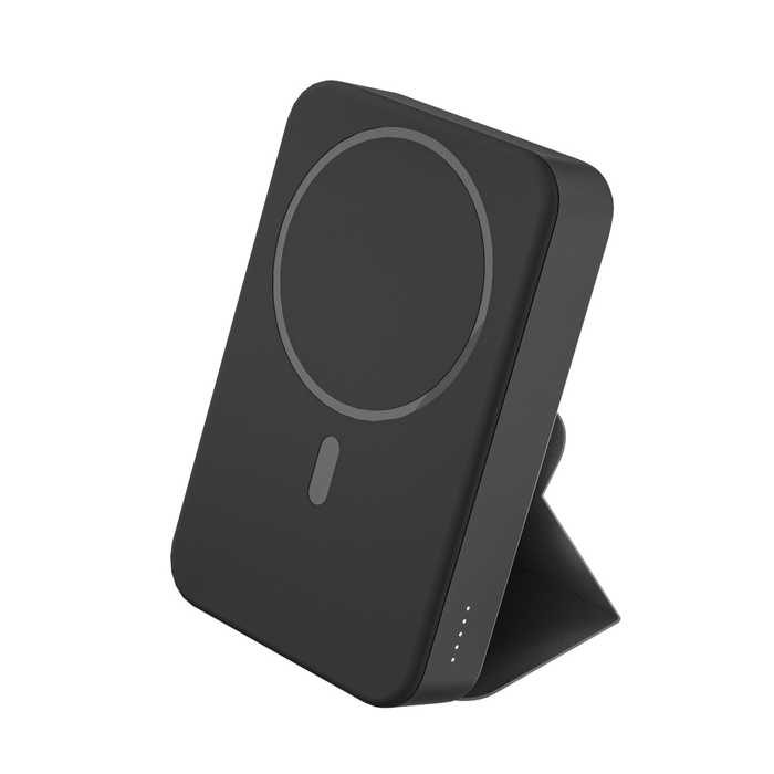 Аккумулятор "Hank" с функцией беспроводной зарядки, 10 000 mAh (Чёрный) для нанесения логотипа