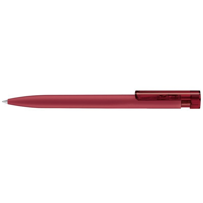 Шариковая ручка Senator с нажимным механизмом "Liberty Soft Touch" (Темно-красный) для нанесения логотипа