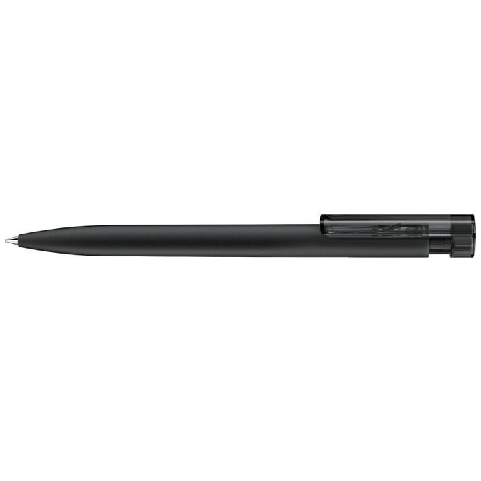 Шариковая ручка Senator с нажимным механизмом "Liberty Soft Touch" (Чёрный) для нанесения логотипа