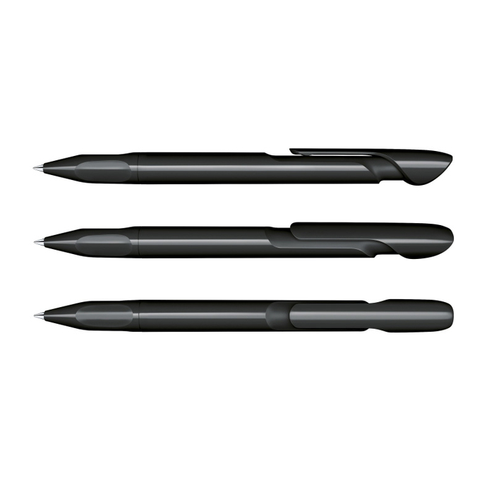 Шариковая ручка Senator "Evoxx Polished Recycled" (Чёрный) для нанесения логотипа