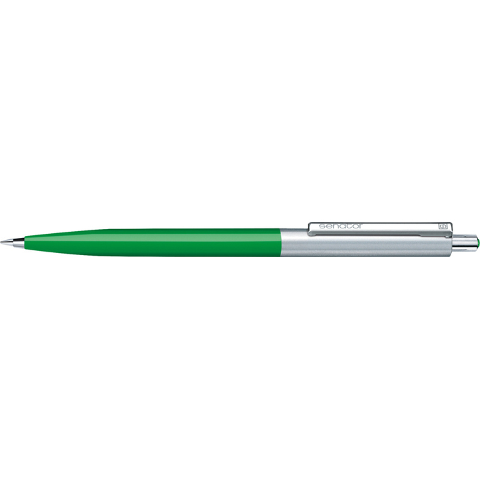 Шариковая авторучка Senator "Point Metal, Ball pen" (Зелёный) для нанесения логотипа