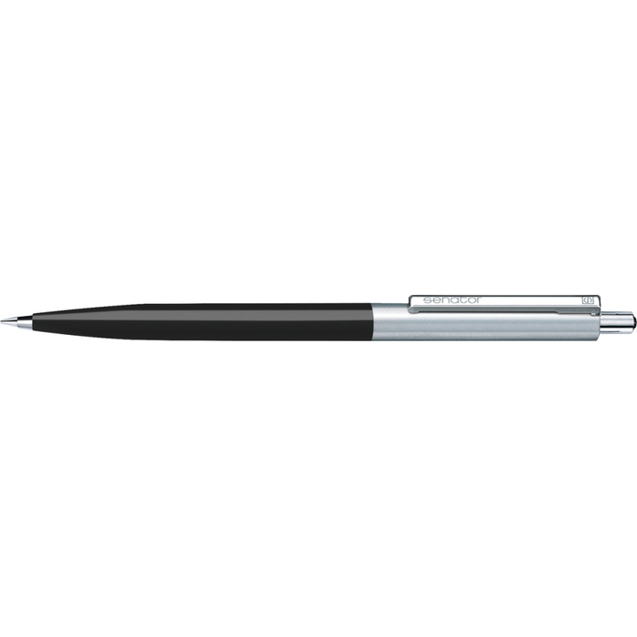 Шариковая авторучка Senator "Point Metal, Ball pen" (Чёрный) для нанесения логотипа
