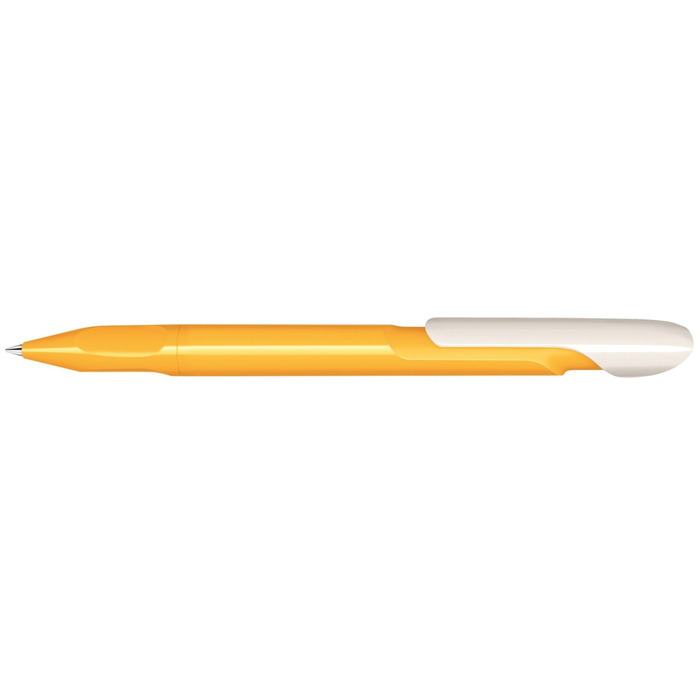 Шариковая ручка Senator "Evoxx DUO Polished Recycled" (Жёлтый; Белый) для нанесения логотипа