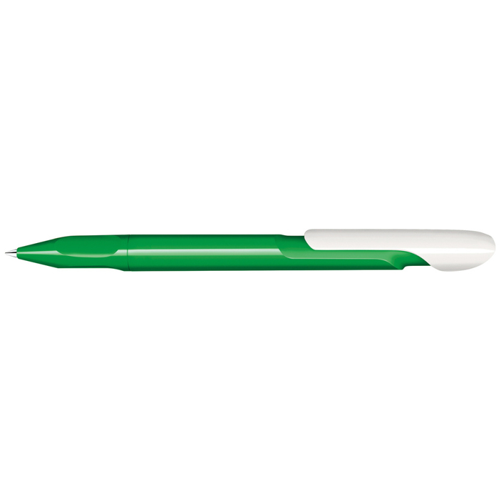 Шариковая ручка Senator "Evoxx DUO Polished Recycled" (Зелёный; Белый) для нанесения логотипа